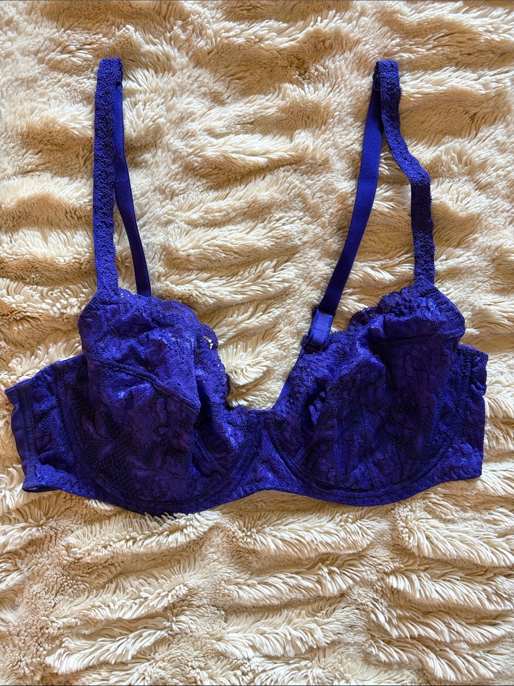 Cosabella Lace Underwire Bra in Deep Purple